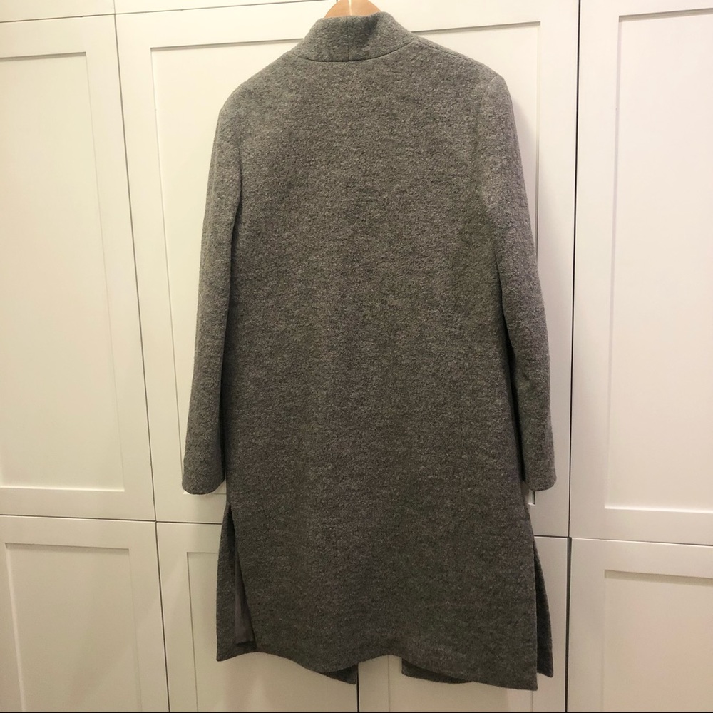 Dylan Gray Wool Coat View 6